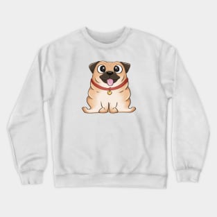 Cute Pug Crewneck Sweatshirt